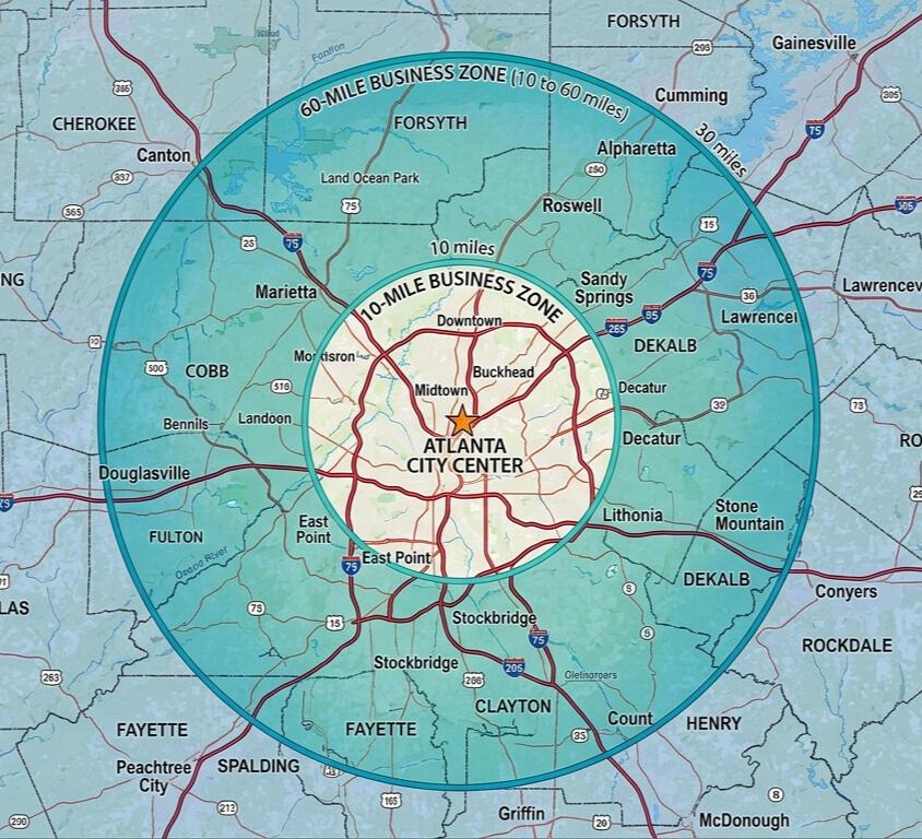 Service_Area Metro Atlanta Service Area